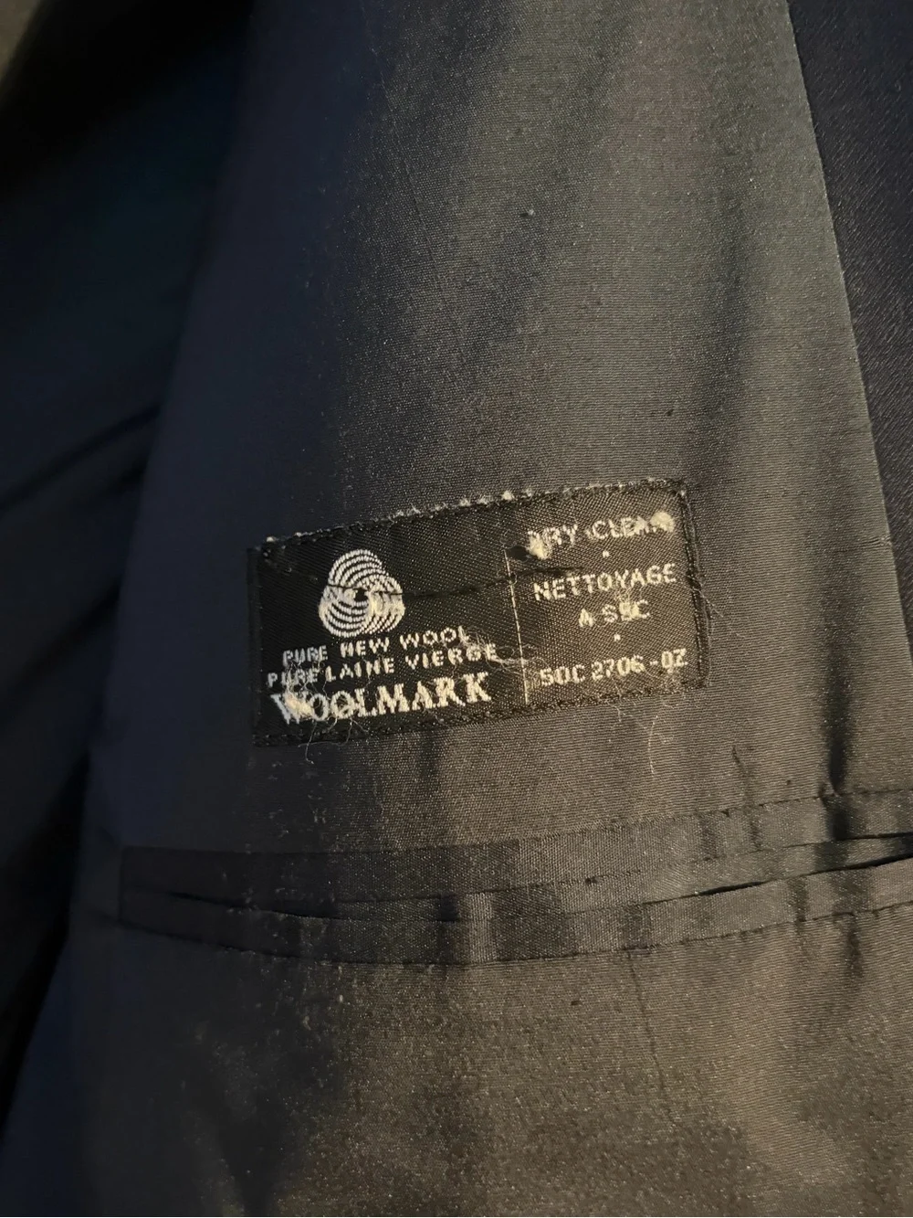 Lauren Ralph Lauren Navy Two-Button Sport Coat